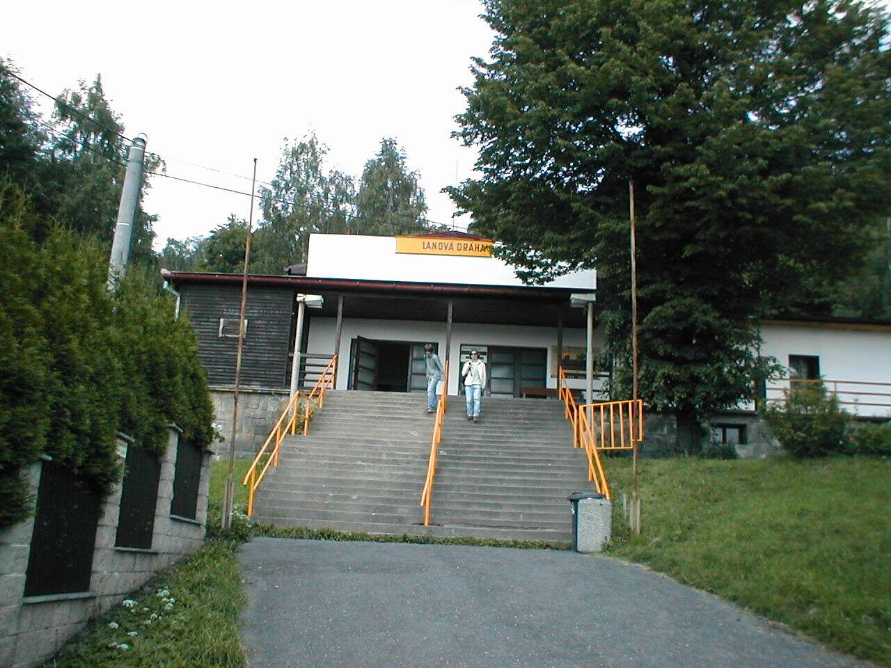 Dolní stanice lanovky v Bohosudově